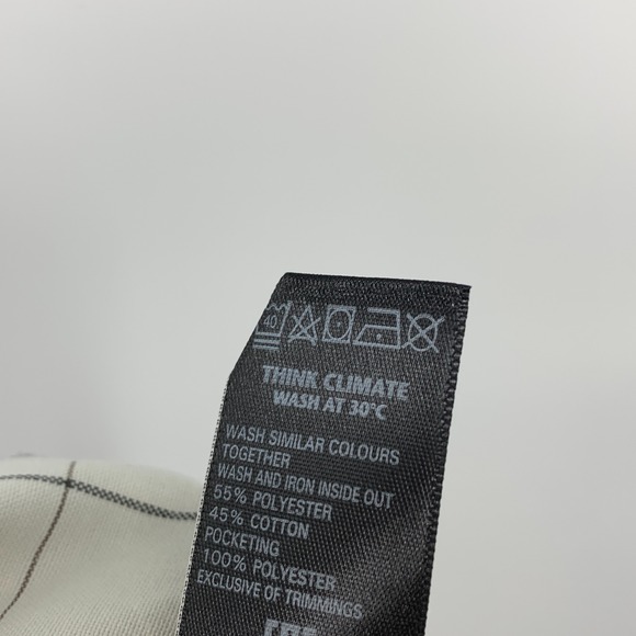 M&S Collection Pants Womens Size 6 US 10 UK Black Wide Leg Cropped Belted Waist - Picture 5 of 9